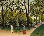 Henri Rousseau Luxembourg Gardens. Monument to Chopin oil painting reproduction